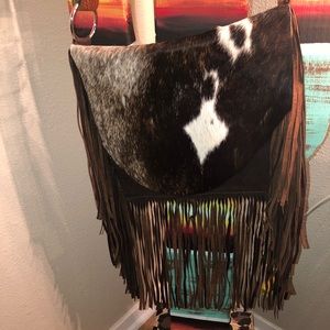 Cowhide/Leather purse